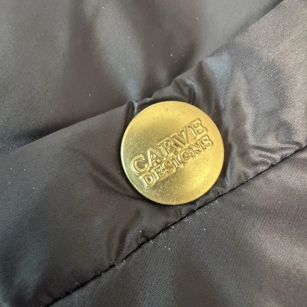 Carve Designs Minxy Jacket Womens Large Black Down Puffer Coat Quilted Winter - Picture 15 of 15